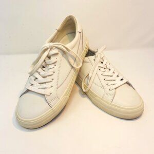Madewell Women's/Unisex Sidewalk Sneakers White Leather Low-Tops Sz W 7.5 M 6